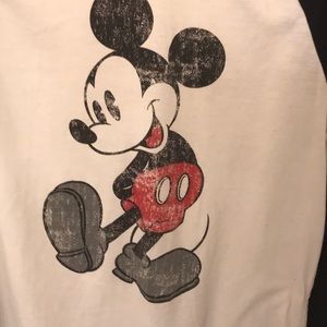 Long sleeve Mickey Mouse themed shirt